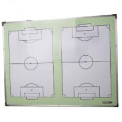 Double Pitch Coachbord Voetbal - 120x90 cm