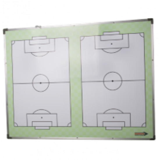 Double Pitch Coachbord Voetbal - 120x90 cm