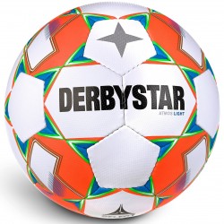 Training Bal Derbystar Atmos Light AG Wit/Oranje/Blauw (kunstgras) - Maat 5
