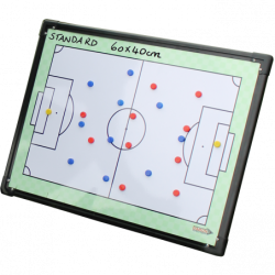 Standaard tactiekbord voetbal 60x40cm